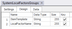 SystemLocalFactorsGroups